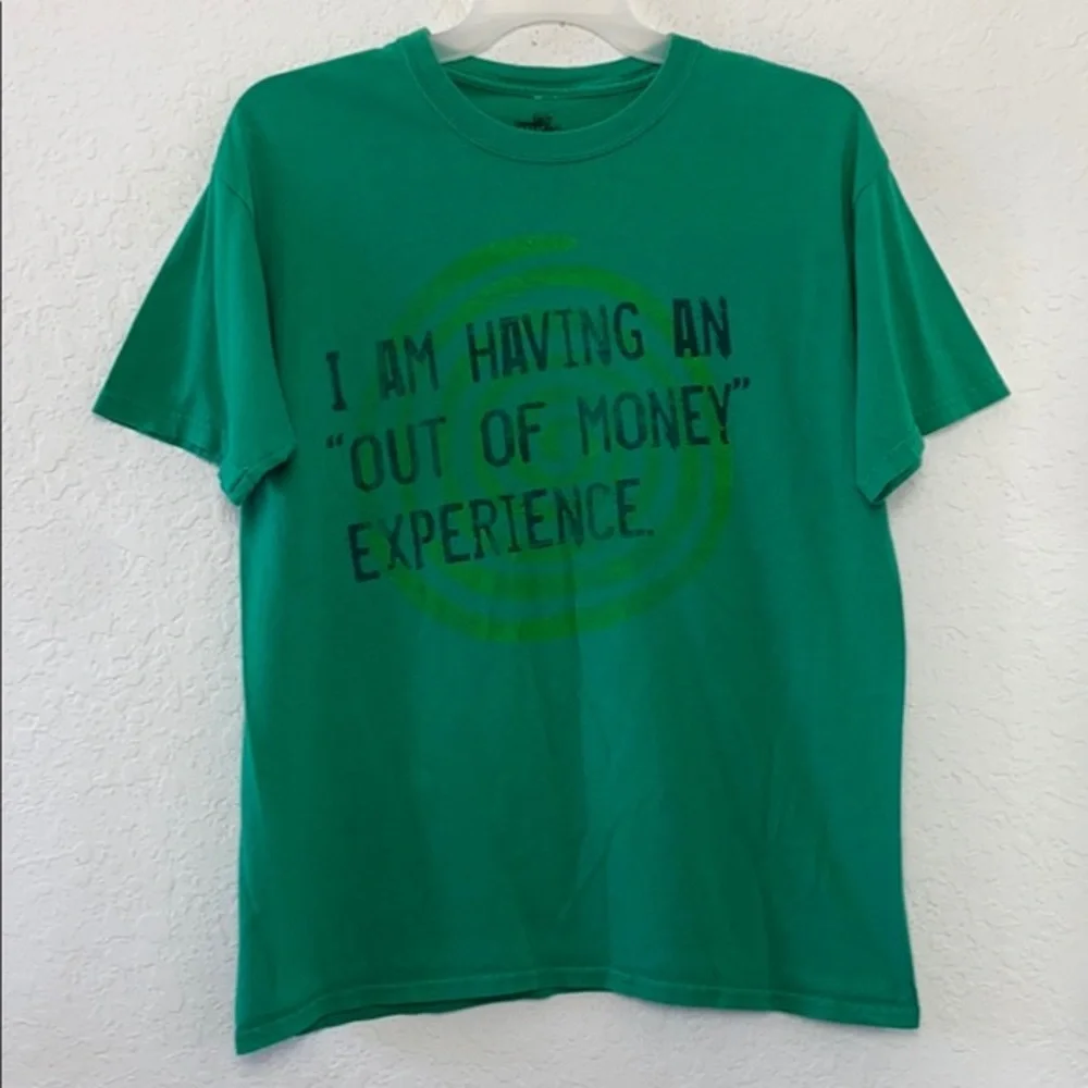 ✅Men OUT OF MONEY EXPERIENCE Shirt Size L